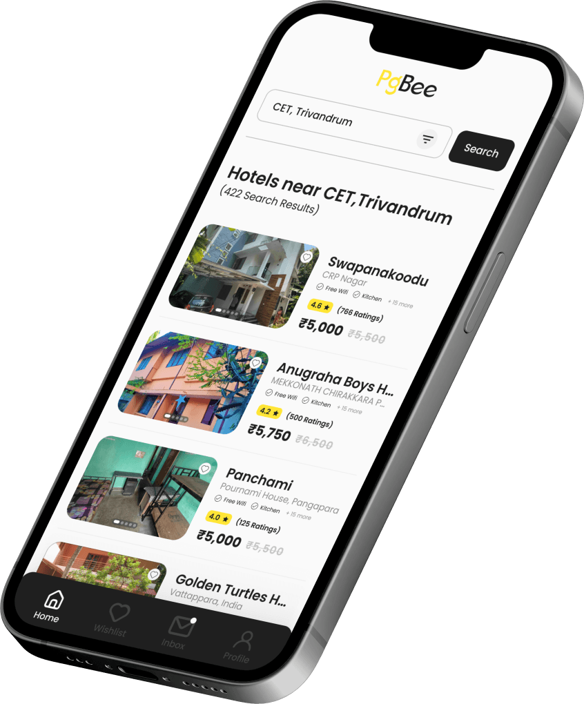 PgBee App Interface